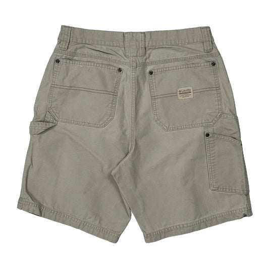 Columbia Carpenter Shorts - 32W 9L Grey Cotton