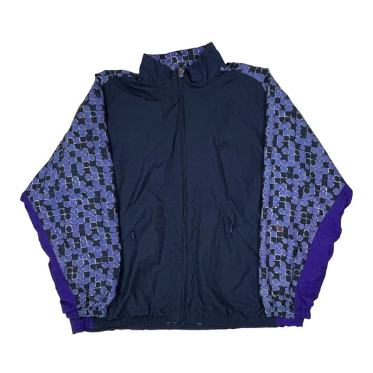 Nike Windbreaker - XL Purple Nylon
