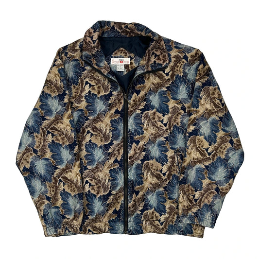 1980'S X Posure Floral Shell Jacket - Medium Multicoloured Silk