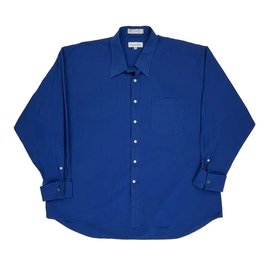Christian Dior Shirt - 2XL Blue Cotton