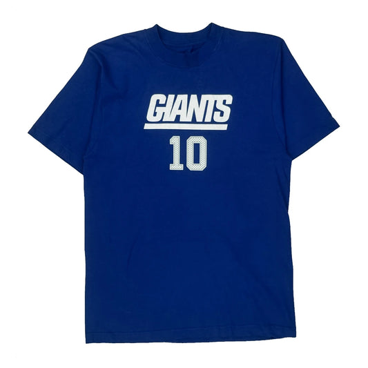 Giants Reebok Nfl T-Shirt - Small Blue Cotton