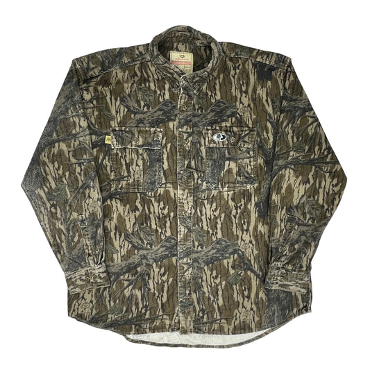 Mossy Oak Camo Patterned Shirt - XL Camo Cotton