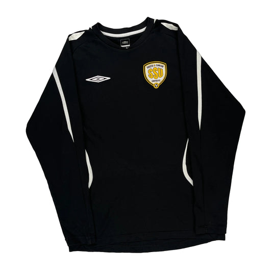 Umbro Football Shirt - Medium Black Polyester