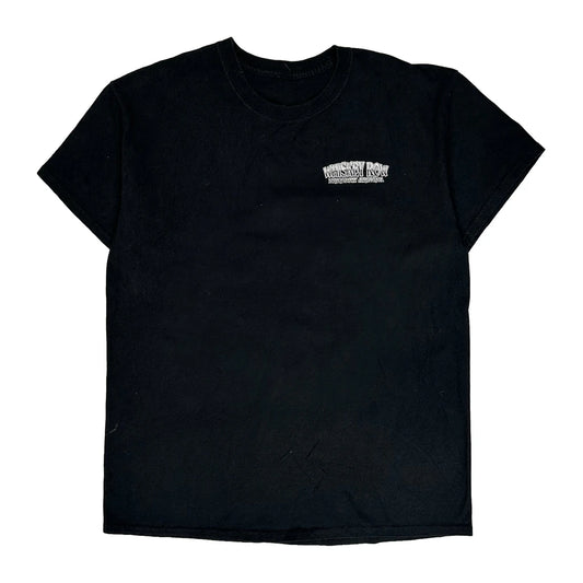 Bar Unbranded Graphic T-Shirt - Medium Black Cotton