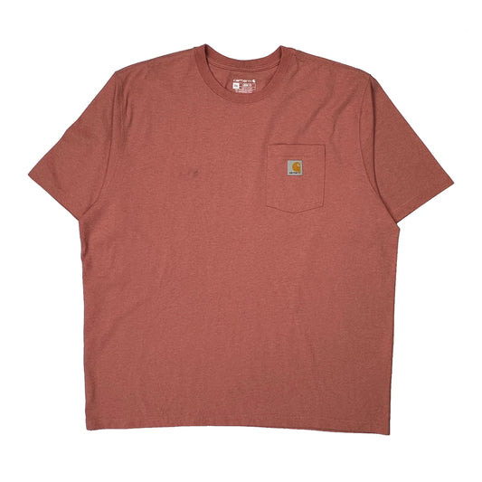 Carhartt T-Shirt - 2XL Red Cotton