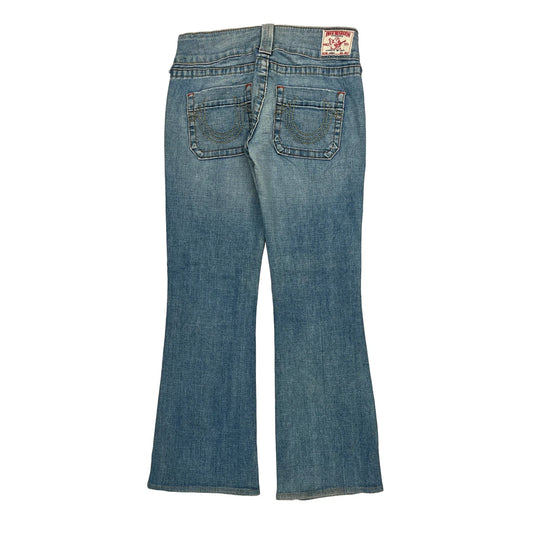 True Religion Boot Cut Jeans - 30W UK 8 Blue Denim