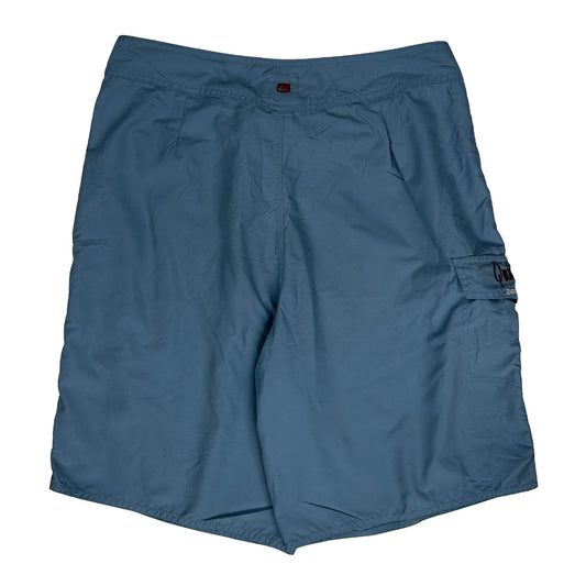 Vintage Quiksilver Cargo Shorts - 31W 11L Blue Polyester