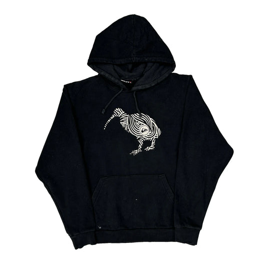 Quiksilver Hoodie - Medium Black Cotton