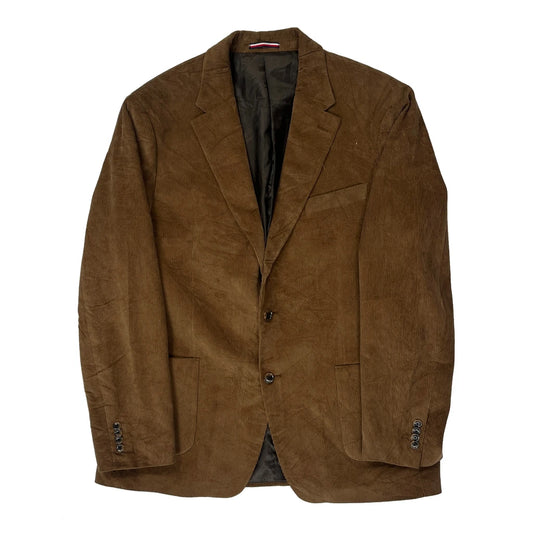 Tommy Hilfiger Corduroy Cord Jacket - Large Brown Cotton