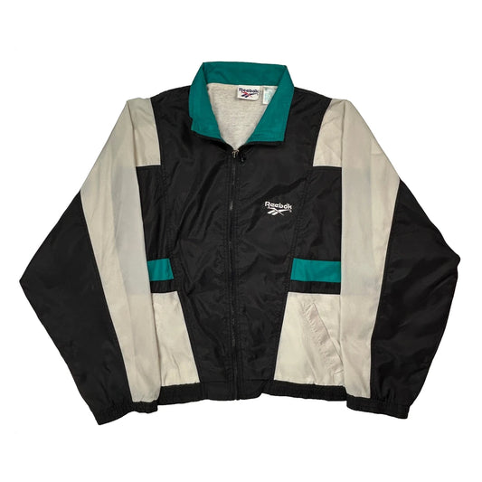 Reebok Graphic Shell Jacket - Medium Green Polyester