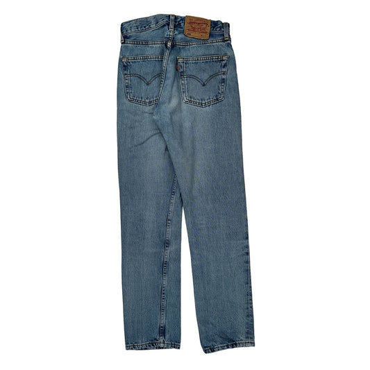 501 Levis Jeans - 26W 28L Light Wash Cotton