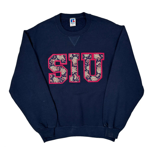 Siu Russell Athletic College Sweatshirt - Medium Navy Cotton
