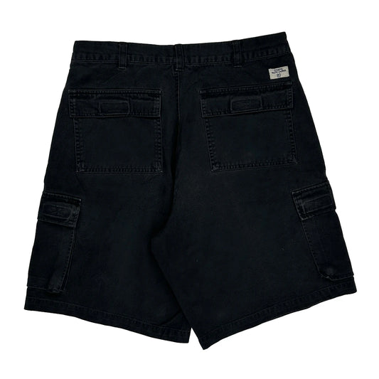 Chaps Ralph Lauren Cargo Shorts - 32W 10L Black Cotton
