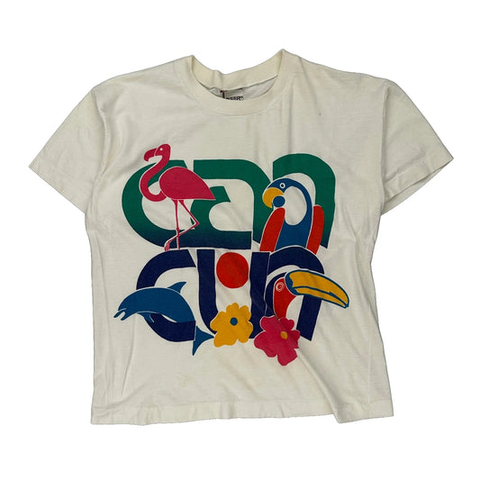 Peer Single Stitch T-Shirt - Small Multicoloured Cotton
