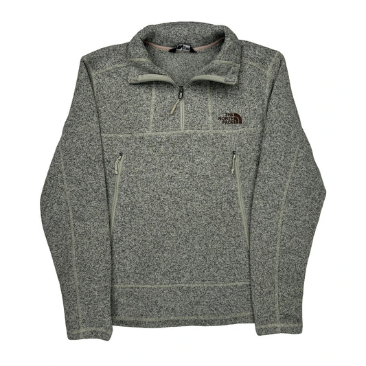 The North Face 1/4 Zip - Medium Gray Polyester