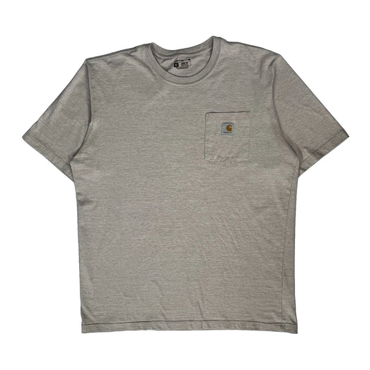Carhartt T-Shirt - XL Grey Cotton