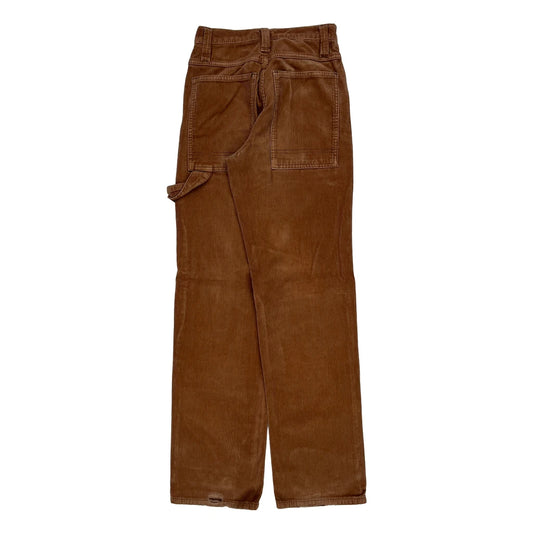 Unbranded Carpenter Trousers - 24W UK 6 Brown Cotton