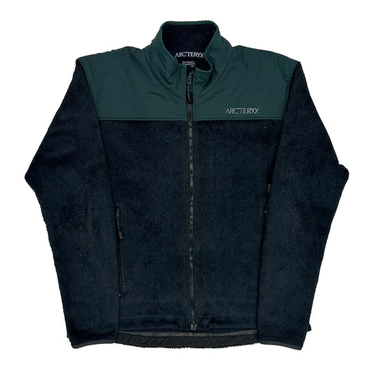 Made In Canada Arc''Teryx Fleece Jacket - Medium Black Polyester