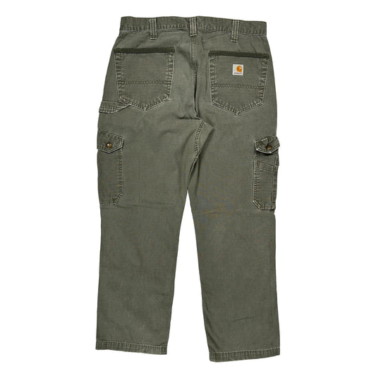 Carhartt Cargo Trousers - 33W 30L Grey Cotton