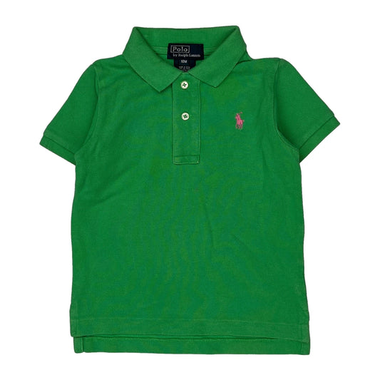 Age 18 Months Polo By Ralph Lauren Polo Shirt - 4XS Green Cotton