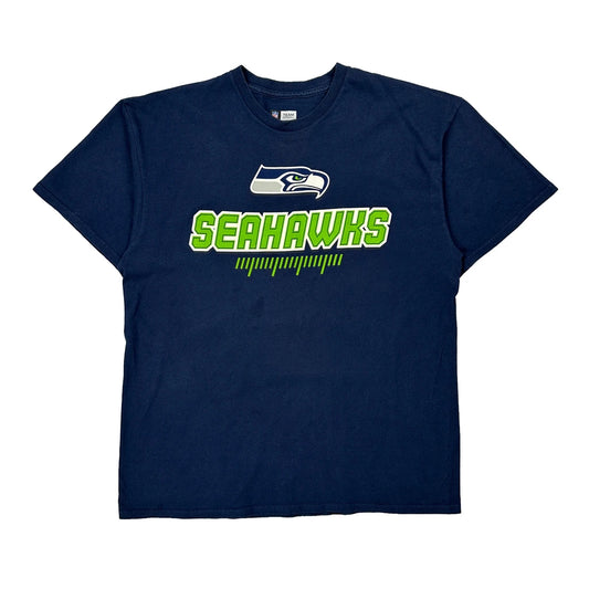 Seahawks Nfl T-Shirt - XL Navy Cotton