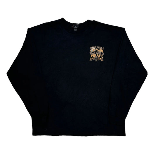 Orlando Harley Davidson Graphic Long Sleeve T-Shirt - 2XL Black Cotton