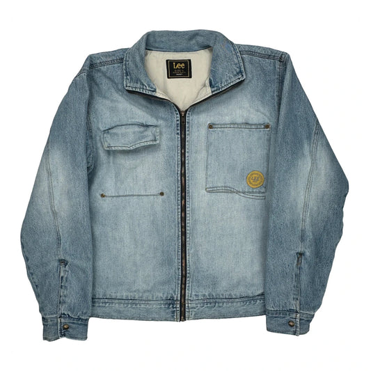 Lee Denim Jacket - Large Light Wash Denim