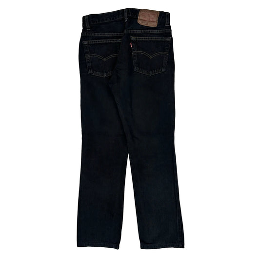 501 Levis Jeans - 28W UK 8 Black Denim