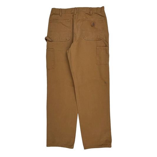 Carhartt Carpenter Trousers - 35W 34L Brown Cotton