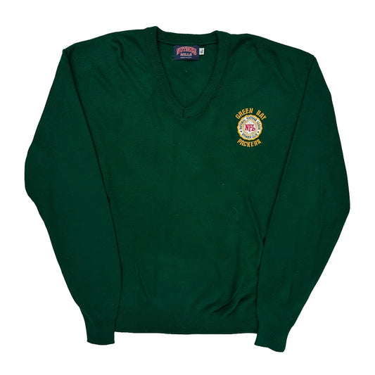 Vintage Made In USA Green Bay Packers Nutmeg Nfl Sweater - XL Green Cotton
