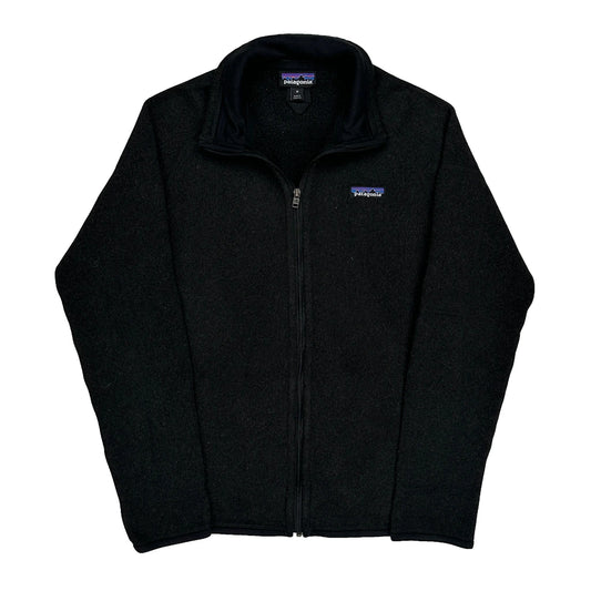 Patagonia Fleece Jacket - Medium Black Polyester