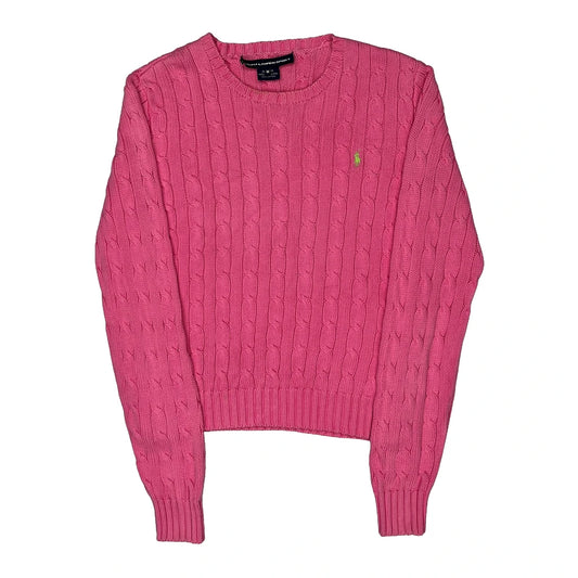 Ralph Lauren Sport Jumper - Medium Pink Cotton