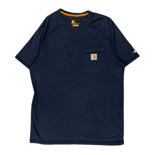 Carhartt T-Shirt - Medium Navy Cotton