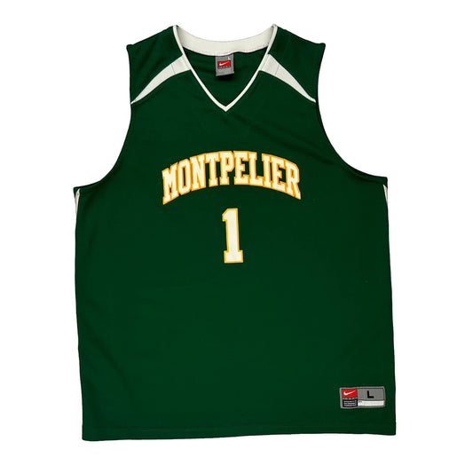 Montpelier Nike Jersey - Large Green Polyester