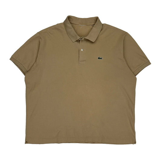 Lacoste Polo Shirt - 2XL Khaki Cotton