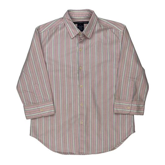 Ralph Lauren Sport Striped Shirt - Medium Pink Cotton