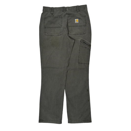 Carhartt Carpenter Trousers - 30W 31L Grey Cotton
