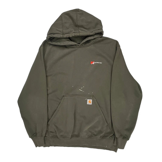 Carhartt Hoodie - XL Green Cotton