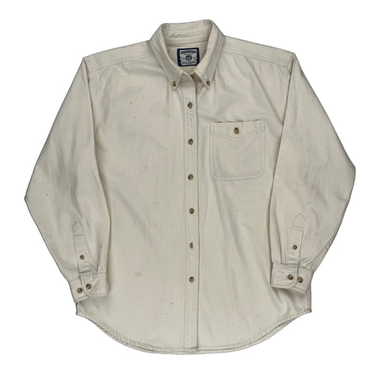 Lee Denim Shirt - Medium Cream Cotton