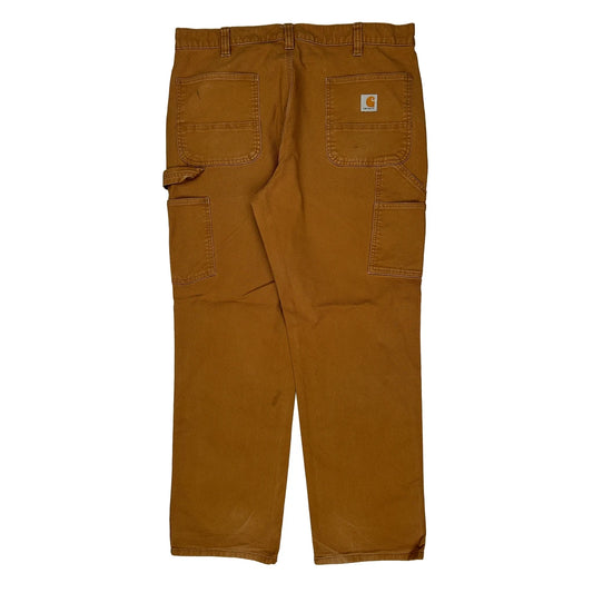 Carhartt Carpenter Trousers - 36W 31L Brown Cotton