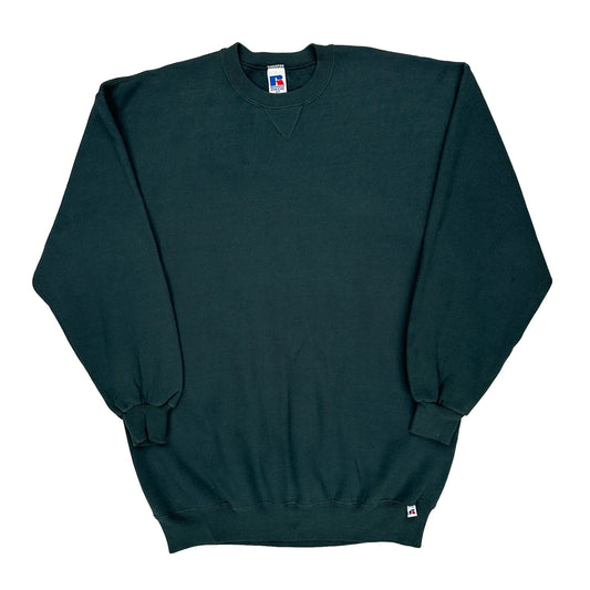 Made In USA Russell Athletic Sweatshirt - XL Green Cotton