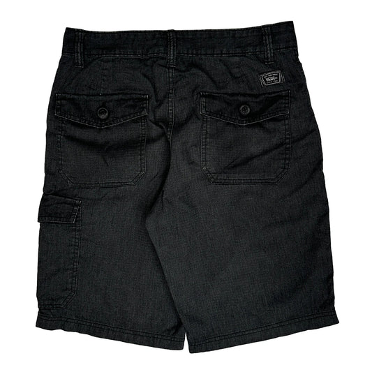 Vintage Vans Cargo Shorts - 30W 11L Black Cotton