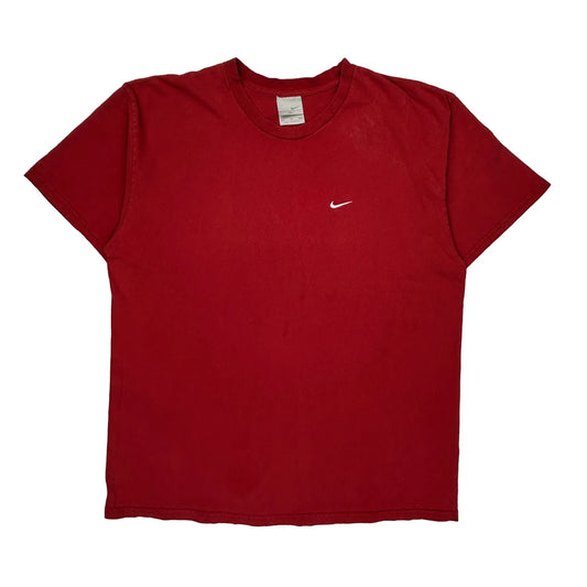 Nike T-Shirt - XL Red Cotton