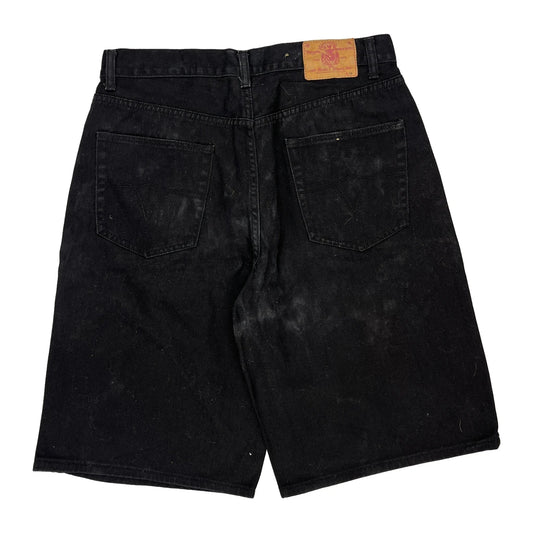 Members Property Denim Shorts - 36W 11L Black Cotton