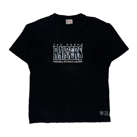 Las Vegas Raiders Nfl T-Shirt - Medium Black Cotton