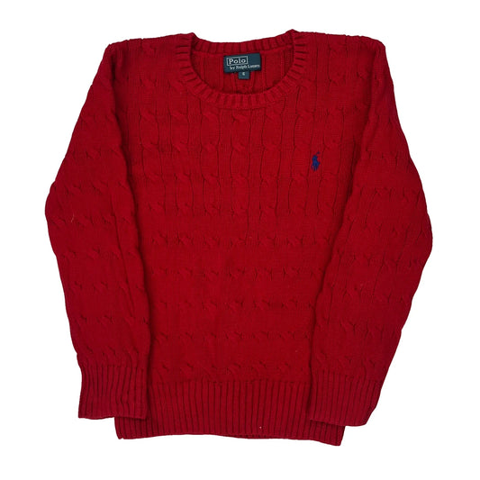 Age 5 Polo By Ralph Lauren Jumper - Small Red Cotton