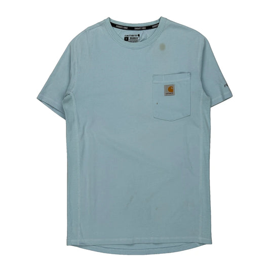 Carhartt Force Carhartt T-Shirt - Small Blue Cotton