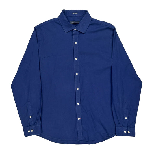 Tommy Hilfiger Slim Fit Shirt - XL Blue Cotton