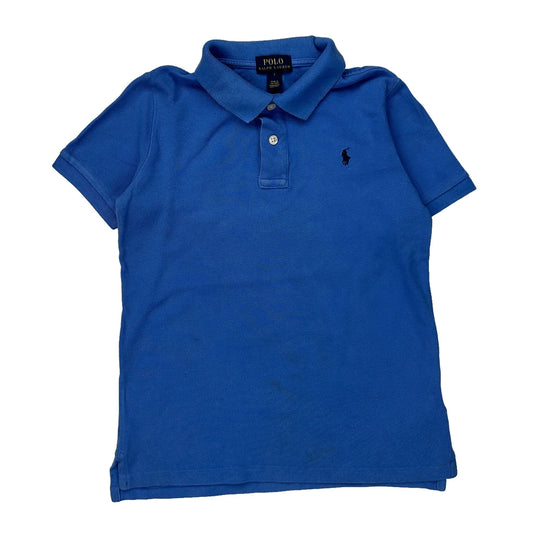 Age 7 Polo By Ralph Lauren Polo Shirt - Small Blue Cotton