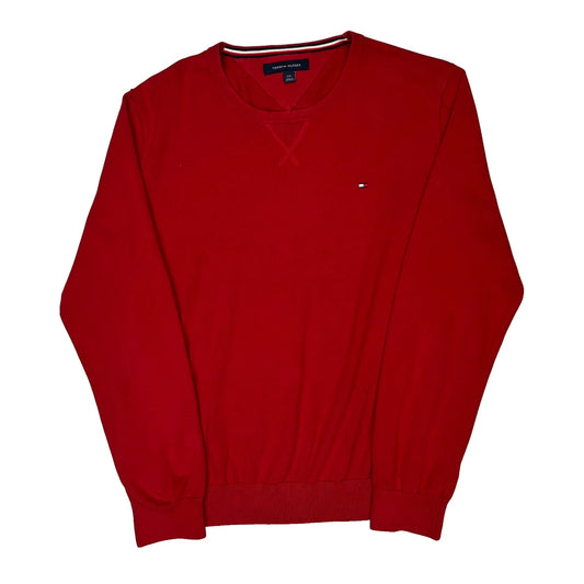 Tommy Hilfiger Jumper - Large Red Cotton